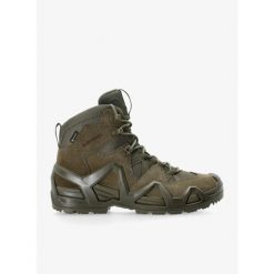 Buty trekkingowe męskie Lowa Zephyr Mk2 Gtx Mid. Zielone buty trekkingowe męskie Lowa, bez wzorów, z materiału, sportowe, za kostkę, bez obcasa, bez zapięcia. Za 944.99 zł.