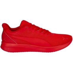 Buty do biegania męskie Puma Transport. Czerwone buty do biegania męskie Puma, bez wzorów, z gumy, bez zapięcia, do biegania. Za 239.99 zł.