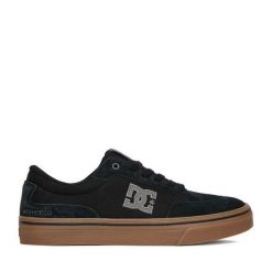 Tenisówki DC Shoes. Czarne trampki męskie DC Shoes, bez wzorów, bez zapięcia. Za 249.99 zł.