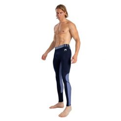 Legginsy treningowe męskie Venum Tempest Spats. Niebieskie bielizna termoaktywna męska VENUM, m, bez wzorów, bez ramiączek. Za 239.00 zł.