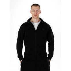 Bluza męska Pitbull rozpinana z kapturem Beachfront. Czarne bluzy rozpinane męskie PITBULL, m, bez wzorów, sportowe, bez ramiączek, z kapturem. Za 229.99 zł.