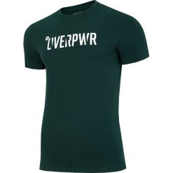 T-shirt męski TSM210 - ciemna zieleń. T-shirty męskie marki 4f. Za 49.99 zł.