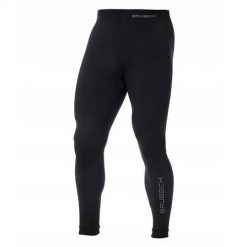 Spodnie termoaktywne męskie Brubeck Extreme Thermo. Czarne bielizna termoaktywna męska Brubeck, m, bez wzorów, bez ramiączek, trekkingowe. Za 159.99 zł.