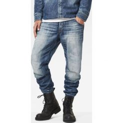 G-Star Raw - Jeansy. Niebieskie jeansy męskie G-Star Raw, z aplikacjami, z bawełny, retro. W wyprzedaży za 449.90 zł.