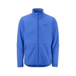 Kurtka wodoodporna Craft Core Essence Nordic 2. Niebieskie kurtki męskie Craft, m, bez wzorów, bez ramiączek, bez kaptura. Za 459.50 zł.