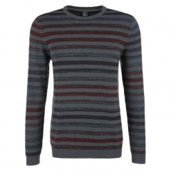 S.Oliver Sweter Męski M Szary. Szare swetry męskie S.Oliver, w paski. Za 159.00 zł.