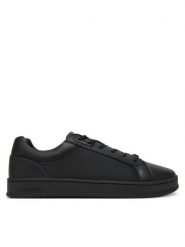 Calvin Klein Sneakersy Low Top Lace Up Eyelet Jaq Mono HM0HM01815 Czarny. Czarne buty sportowe na co dzień męskie Calvin Klein, m, bez wzorów, ze skóry, bez ramiączek, bez kaptura. Za 309.99 zł.