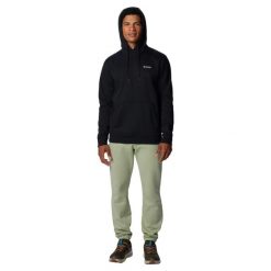 Bluza dresowa sportowa męska Meridian Creek Hoodie. Czarne bluzy nierozpinane męskie Columbia, m, bez wzorów, z bawełny, sportowe, bez ramiączek, bez kaptura. Za 259.99 zł.
