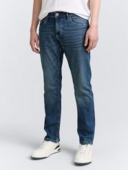 Męskie Spodnie Jeansowe Marvin Straigh Used Mid Stone Blue Denim Proste 1047981 10119, W32 L36. Niebieskie spodnie na co dzień męskie Tom Tailor, bez wzorów, z bawełny, eleganckie. Za 179.99 zł.