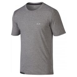 Oakley Icon Ss Top - Copy Athletic Heather Grey M. T-shirty sportowe męskie marki Oakley. W wyprzedaży za 109.00 zł.