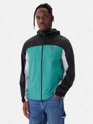 Tommy Jeans Kurtka przejściowa DM0DM23112 Zielony Regular Fit. Zielone kurtki męskie Tommy Jeans, m, bez wzorów, z jeansu, bez ramiączek, bez kaptura. Za 329.99 zł.