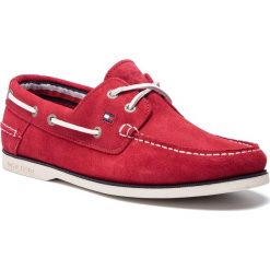 Mokasyny TOMMY HILFIGER - Classic Suede Boatshoe FM0FM02112 Tango Red 611. Mokasyny męskie marki Tommy Hilfiger. Za 449.00 zł.