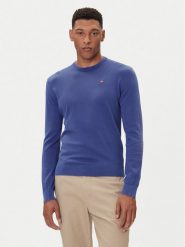 Napapijri Sweter Droz NP0A4I2G Niebieski Regular Fit. Niebieskie kardigany męskie Napapijri, m, bez wzorów, z bawełny, bez ramiączek. Za 359.99 zł.