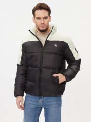 Calvin Klein Jeans Kurtka zimowa J30J323461 Czarny Regular Fit. Czarne kurtki męskie Calvin Klein Jeans, na zimę, m, bez wzorów, z jeansu, bez ramiączek, bez kaptura. Za 689.99 zł.