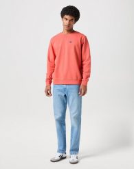 WRANGLER TEXAS MĘSKIE SPODNIE JEANSOWE JEANS DŻINSOWE CLEVER BLUE 112350816 W121018004. Niebieskie jeansy męskie Wrangler, bez wzorów, z bawełny, biznesowe. Za 229.99 zł.