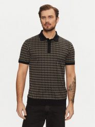 KARL LAGERFELD Polo 745084 551202 Czarny Regular Fit. Czarne koszulki polo męskie KARL LAGERFELD, m, bez wzorów, z bawełny, bez kołnierzyka, bez ramiączek. Za 649.99 zł.