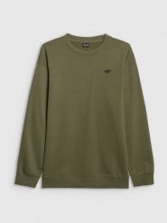 4F Bluza dresowa nierozpinana bez kaptura męska - khaki XL. Brązowe bluzy nierozpinane męskie 4f, m, bez wzorów, z dresówki, bez ramiączek, bez kaptura. Za 99.99 zł.