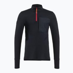 Bluza do biegania męska Under Armour Trail Run Quarter Zip. Czarne bluzy nierozpinane męskie Under Armour, m, bez wzorów, sportowe, bez ramiączek, bez kaptura. Za 229.99 zł.