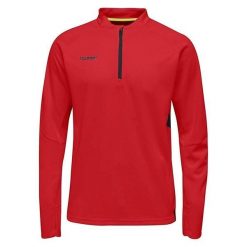 Bluza Hummel Tech Move Czerwona 2XL dla Mężczyzn. Szare bluzy nierozpinane męskie HUMMEL, m, bez wzorów, z elastanu, z kapturem. Za 201.99 zł.