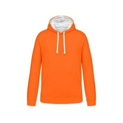 Bluza z kapturem Kariban Contrastée. Białe bluzy nierozpinane męskie KARIBAN, m, bez wzorów, z kapturem. Za 164.00 zł.