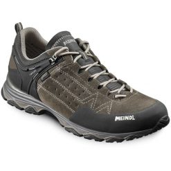 Buty turystyczne męskie Meindl Ontario z membraną Gore - Tex. Czarne buty trekkingowe męskie Meindl, bez wzorów, z gore-texu, sportowe, bez obcasa, bez zapięcia. Za 969.00 zł.