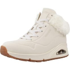 Buty SKECHERS UNO-FALL AIR Biały. Brązowe buty trekkingowe męskie Skechers, bez wzorów, z materiału, bez zapięcia, trekkingowe, skechers sport. Za 249.99 zł.