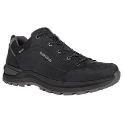 Buty trekkingowe męskie Lowa Renegade Evo Low Gtx. Czarne buty trekkingowe męskie Lowa, bez wzorów, z materiału, sportowe, bez obcasa, bez zapięcia. Za 1,137.00 zł.