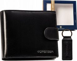 Peterson Skórzany Portfel Męski I Brelok. Portfele męskie Peterson, bez wzorów. Za 154.00 zł.