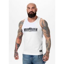 Koszulka męska Pitbull Polo Pique Regular. Białe koszulki polo męskie PITBULL, m, bez wzorów, bez kołnierzyka, bez ramiączek. Za 99.00 zł.