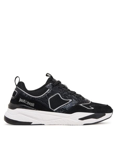 Just Cavalli Sneakersy Fondo Nevada Dis 2 79QA3SD1 ZSD37 Czarny. Czarne buty sportowe na co dzień męskie Just Cavalli, m, bez wzorów, z materiału, bez ramiączek, bez kaptura. Za 629.99 zł.