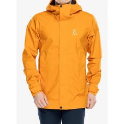 Kurtka z membraną męska Haglofs Koyal Proof Jacket. Brązowe kurtki męskie Haglöfs, m, bez wzorów, sportowe, bez ramiączek, bez kaptura. Za 549.99 zł.