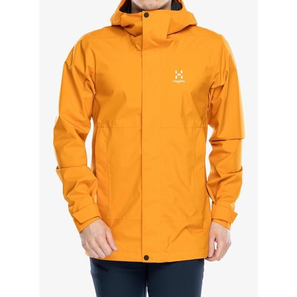 Kurtka z membraną męska Haglofs Koyal Proof Jacket. Brązowe kurtki męskie Haglöfs, m, bez wzorów, sportowe, bez ramiączek, bez kaptura. Za 524.99 zł.