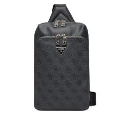 Saszetka Guess. Szare saszetki męskie Guess, z aplikacjami, młodzieżowe, małe. Za 259.99 zł.