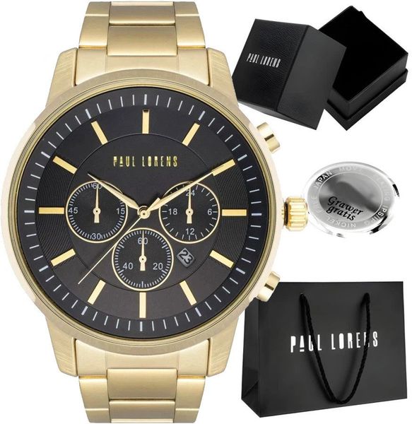 Zegarek męski Paul Lorens TORNAR-1D1 Z GRAWEREM. Zegarki męskie Paul Lorens. Za 239.20 zł.