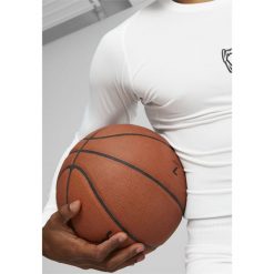 Męska koszulka z długim rękawem do koszykówki Hoops Team PUMA White. Białe bielizna termoaktywna męska Puma, m, bez wzorów, bez ramiączek, do koszykówki. Za 199.00 zł.