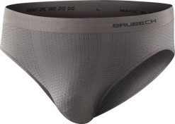 Brubeck BE1004M Slipy męskie Base Layer szary XL. Szare slipki męskie Brubeck, m, bez wzorów. Za 70.45 zł.