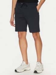 BOSS Szorty sportowe C-Leoni 50537277 Granatowy Regular Fit. Niebieskie szorty sportowe męskie Boss, bez wzorów, z bawełny, sportowe. Za 399.99 zł.