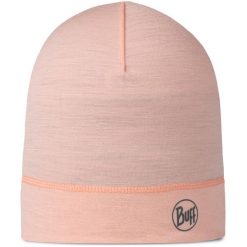 Czapka zimowa z Merino BUFF Merino Lightweight Beanie Solid. Czerwone czapki męskie Buff, na zimę, bez wzorów, z neoprenu, sportowe. W wyprzedaży za 64.95 zł.