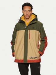 DC Kurtka snowboardowa Defiant ADYTJ03084 Zielony Standard Fit. Zielone kurtki narciarskie i snowboardowe męskie DC, na zimę, m, bez wzorów, z syntetyku, bez kaptura, narciarskie. Za 879.99 zł.