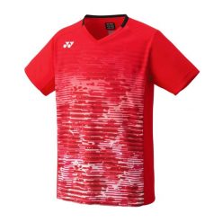 Koszulka tenisowa męska YONEX Crew Neck. Czerwone t-shirty sportowe męskie YONEX, m, bez wzorów, sportowe, bez ramiączek. Za 322.00 zł.