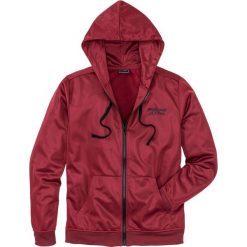 Bluza rozpinana trykotowa Slim Fit bonprix ciemnoczerwony. Bluzy rozpinane męskie marki bonprix. Za 54.99 zł.