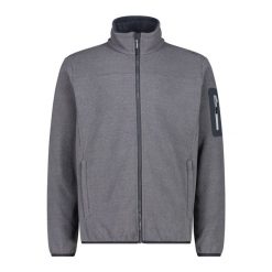 Bluza męska turystyczna CMP 38H2237. Szare bluzy nierozpinane męskie CMP, m, bez wzorów, sportowe, bez ramiączek, bez kaptura. Za 266.00 zł.