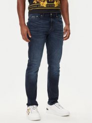 Versace Jeans Couture Jeansy 79GAB5D0 CDWAB Granatowy Slim Fit. Niebieskie jeansy męskie Versace Jeans Couture, bez wzorów, z bawełny. Za 1,019.00 zł.