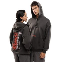 Męska bawełniana bluza z kapturem Rayo Club Lifestyle Siroko RC Squad Gray. Szare bluzy nierozpinane męskie SIROKO, m, bez wzorów, z bawełny, biznesowe, bez ramiączek, z kapturem. Za 253.00 zł.