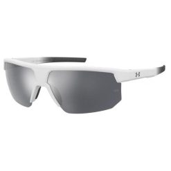 Okulary przeciwsłoneczne męskie Under Armour Driven/G S3. Białe okulary przeciwsłoneczne męskie Under Armour, bez wzorów, sportowe. Za 429.99 zł.