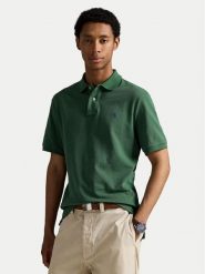 Polo Ralph Lauren Polo 710534735461 Zielony Regular Fit. Zielone koszulki polo męskie Polo Ralph Lauren, m, bez wzorów, z bawełny, bez kołnierzyka, bez ramiączek. Za 529.99 zł.