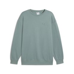 Bluza unisex Essentials Elevated PUMA. Zielone bluzy nierozpinane męskie Puma, s, bez wzorów, prążkowane, eleganckie, bez ramiączek, bez kaptura. Za 219.00 zł.
