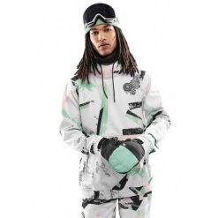 Kurtka snowboardowa męska W1 Delirium. Kurtki męskie SIROKO, m, bez wzorów, z softshellu, bez ramiączek, bez kaptura. W wyprzedaży za 297.00 zł.