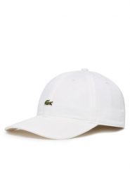 Lacoste Czapka z daszkiem RK0491 Biały. Białe czapki męskie Lacoste, bez wzorów, z bawełny. Za 269.99 zł.