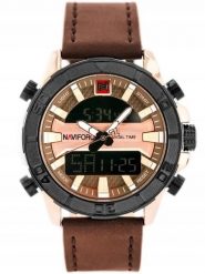 Zegarek Naviforce ZEGAREK MĘSKI NAVIFORCE - NF9114 - brown/rosegold. Brązowe zegarki męskie Naviforce. Za 240.24 zł.